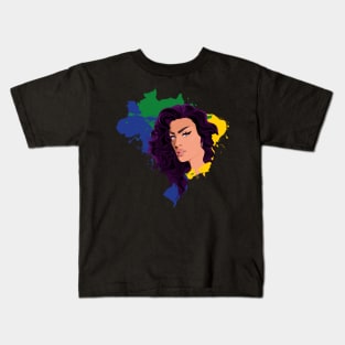 Pabllo Vittar drag queen from Brazil Kids T-Shirt